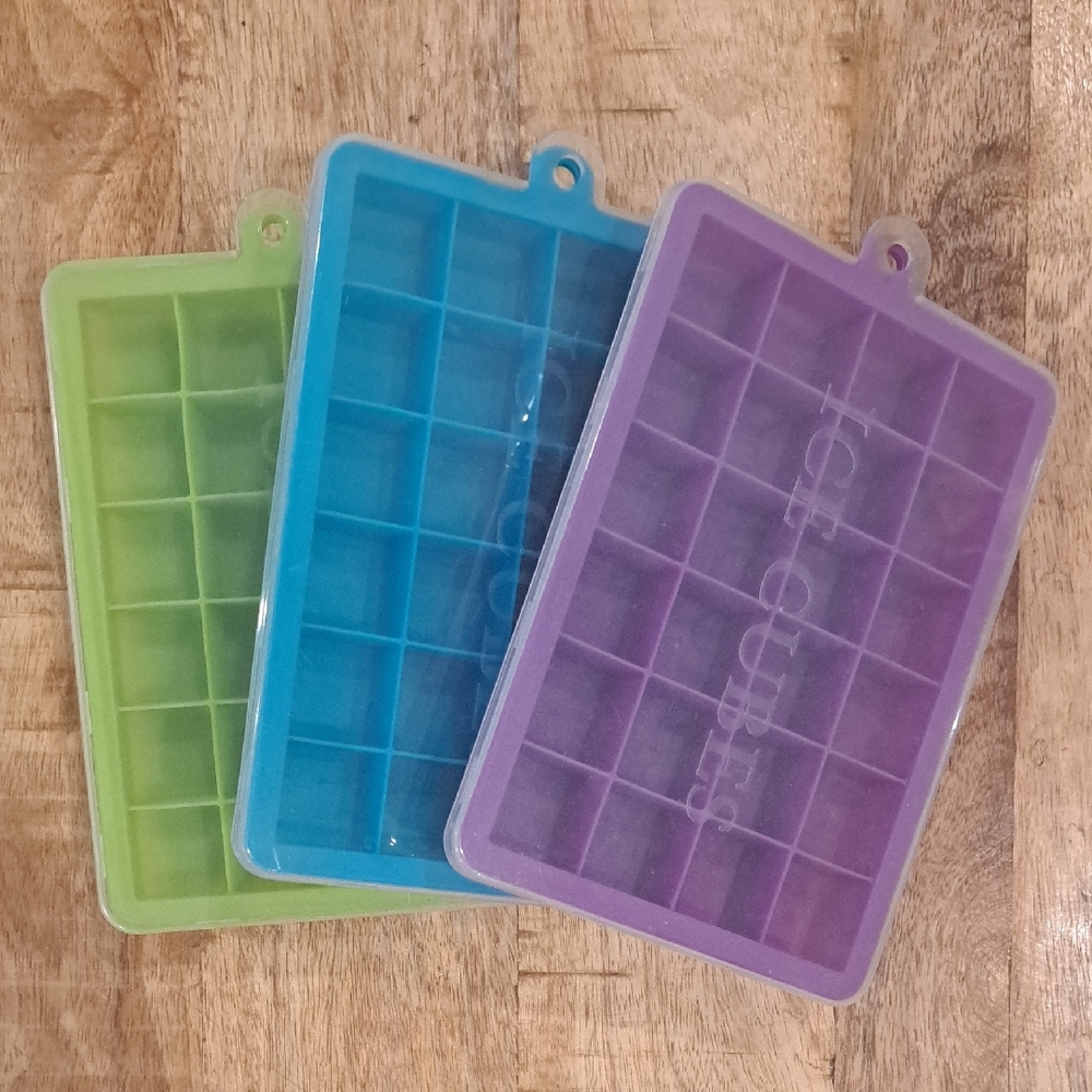 Set of Three Silicone Trays